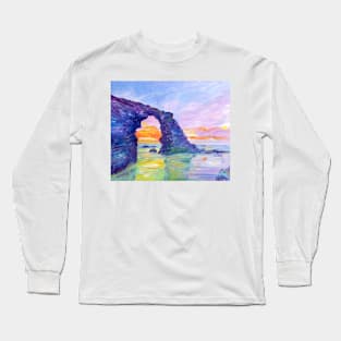 Playa de Las Catedrales. Long Sleeve T-Shirt